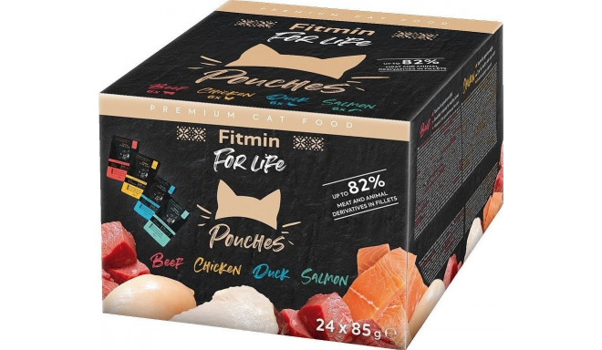 Fitmin Cat For Life taskupakend 24x85g