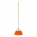 Õuehari PVC harjastega 24cm, puidust varrega 120cm Klintek® (12 tk)