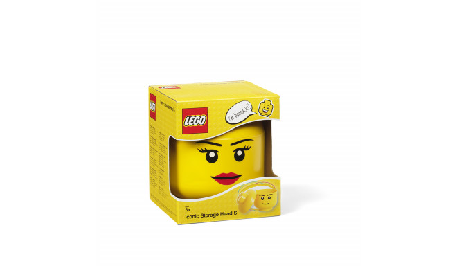 LEGO väike peakujuline hoiukarp tüdruk