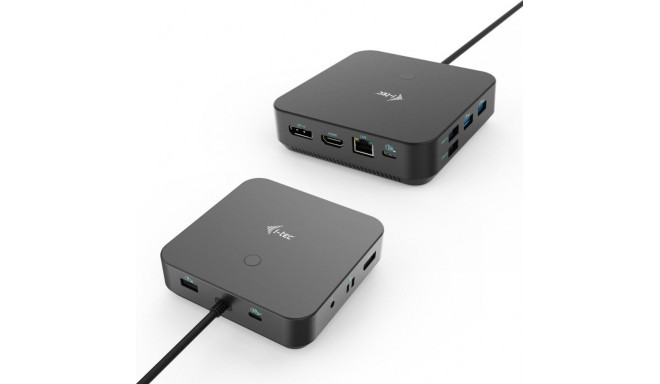 i-tec USB-C kolmik dokkimisjaam 1x HDMI 2x DP 3x4K / 1x5K LAN audio 6x USB Power Delivery 100 W – do