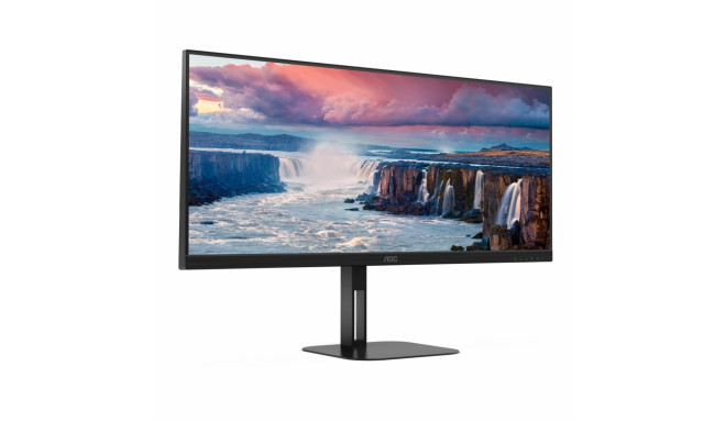 AOC U34V5C/BK, LED monitor - 34 -  black, WQHD, VA, USB-C, 100Hz panel