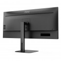 AOC U34V5C/BK, LED monitor - 34 -  black, WQHD, VA, USB-C, 100Hz panel