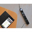 Brennenstuhl Connect Eco-Line WiFi socket strip 6-way (black, 1.5 meters, timer, voice control)