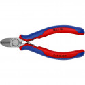 KNIPEX side cutters 76 22 125, cutting pliers (red/blue, length 125mm)