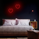 Neon LED Light HEART red Bat + USB FLNEO7 Forever Light