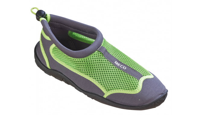 Aqua shoes unisex BECO 90661 118 45 grey/green