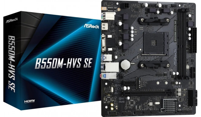 ASRock mainboard B550M-HVS SE