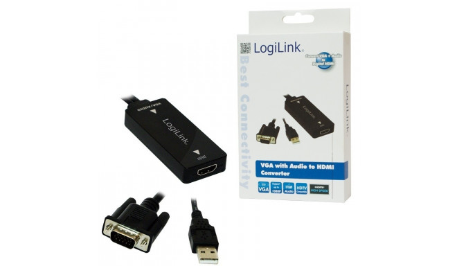 VGA with Audio to HDMI Converter
