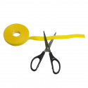 Cable organizer, roll 4m, yellow