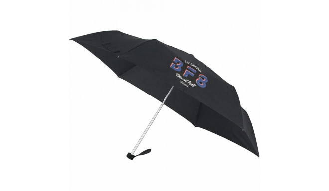 Foldable Umbrella BlackFit8 Urban Black Navy Blue (Ø 98 cm)