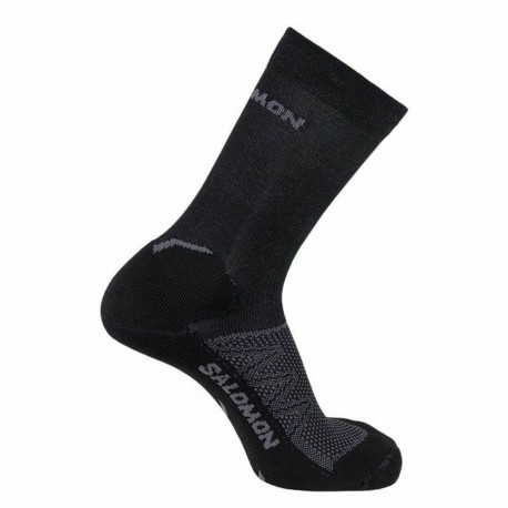 Sports Socks Salomon Speedcross Crew Black - 36-38