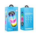 HOCO bluetooth / wireless speaker Pulsating colorful LED sports HC8 black