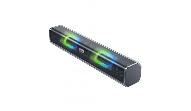 Bluetooth speaker 2 x 5W 2,5h Hoco BS49 metal gray