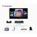 PremiumCord HDMI switch 4:1 support 8K@60Hz,4K@120Hz, 1080P, HDR, button and remote control