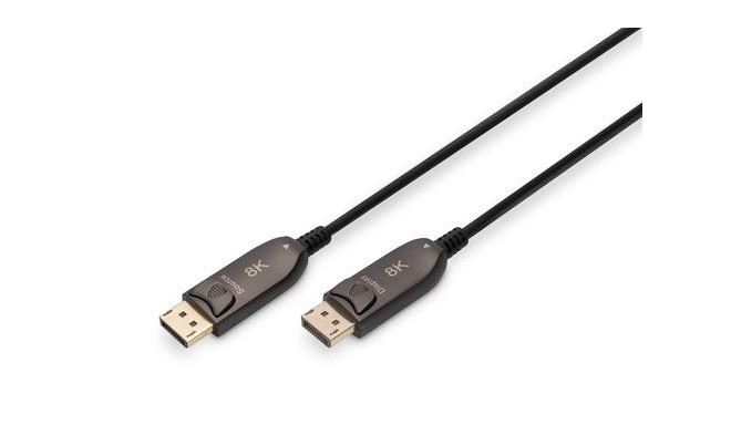 Digitus DisplayPort AOC Hybrid Fiber Optic Cable, UHD 8K, 30 m