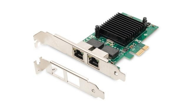 Digitus Gigabit Ethernet PCI Express Card, 2-port