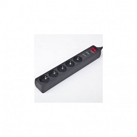 EnerGenie Surge Protector SPG5-C-15/ 4.5 m/ 5 Sockets/ Black