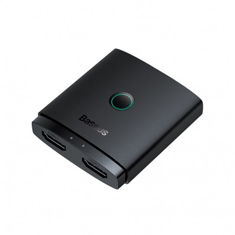 Kahesuunaline lüliti HDMI 4K 60 Hz (1->2 / 2->1), must