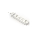 GEMBIRD Smart power strip with USB charger 4 French sockets white