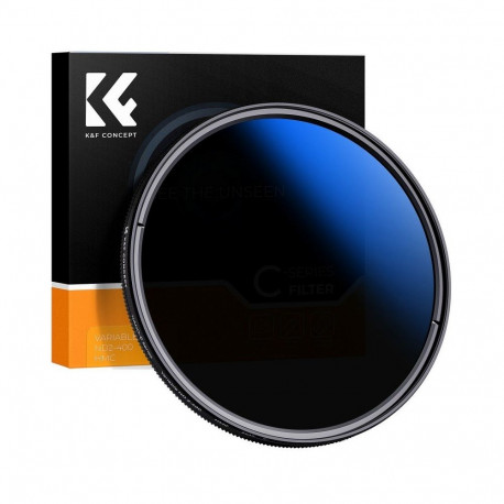 Camera Lens Filter - K&F Concept Classic Slim Fader NDX ND2–ND400 55 mm Gray