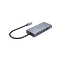 Orico 5-in-1 Adapter Hub, HDMI 4K + USB 3.0 + VGA + AUX + USB-C PD 60W