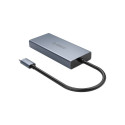 Orico 5-in-1 adapteri Hub, HDMI 4K + USB 3.0 + VGA + AUX + USB-C PD 60W