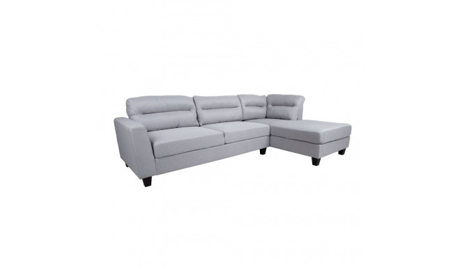 Corner sofa HELSINKI RC, light grey
