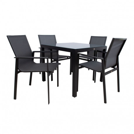 Garden furniture set AMALFI table and 4 chairs
