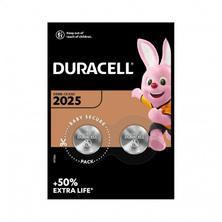 BATTERIES DURACELL 2025 2PCS