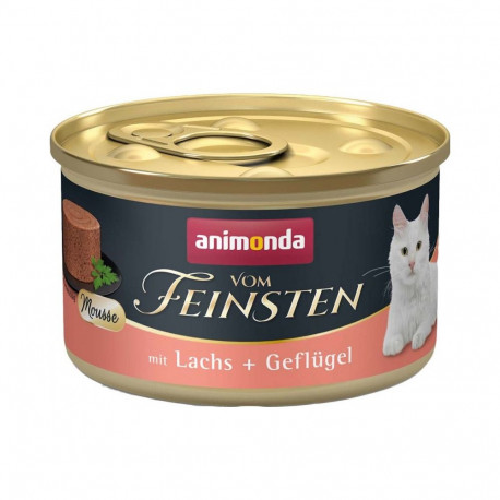 ANIMONDA Vom Feinsten mousse lõhe ja linnuliha märg kassitoit 85g
