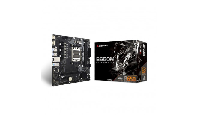 Biostar B650MT motherboard AMD B650 Socket AM5 micro ATX