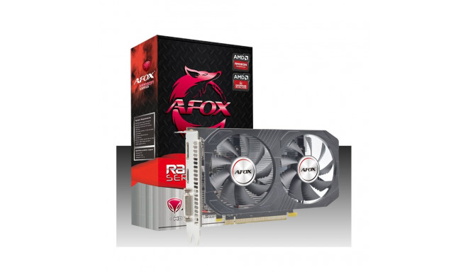 Afox videokaart Radeon RX 550 8GB GDDR5 DVI HDMI DP DF ATX DUAL FAN AFRX550-8192D5H4-V6