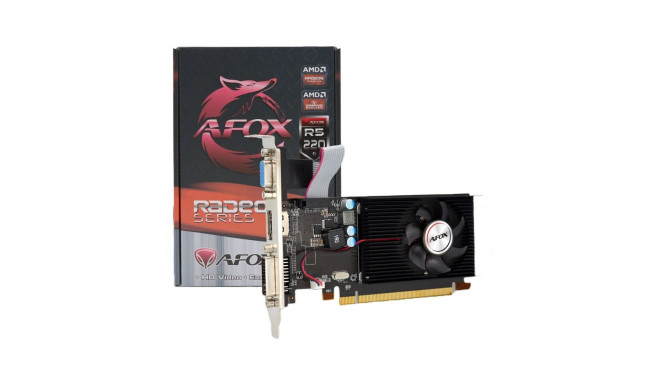 Afox graphics card Radeon R5 220 1GB DDR3 LP AFR5220-1024D3L5