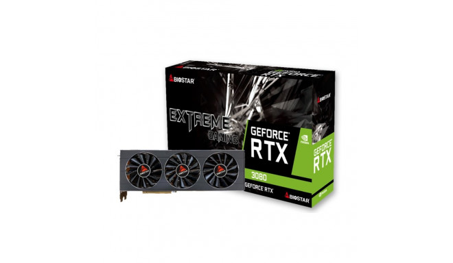 BIOSTAR GeForce RTX 3080 10GB graphics card (VN3816RMT3)