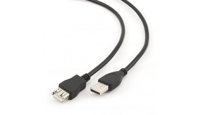 Gembird 3m USB 2.0 A M/FM USB kaabel USB A Must