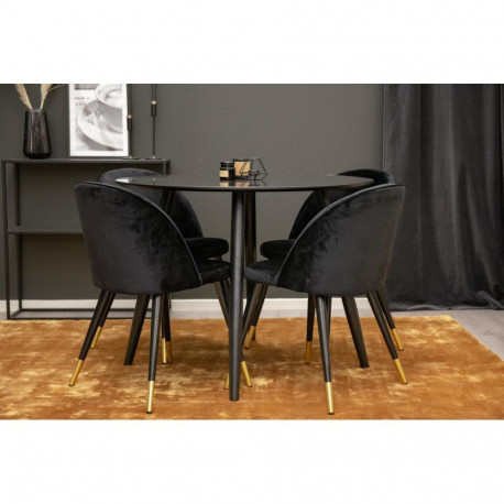 Söögitoa komplekt Plaza&Velvet 4 tooli