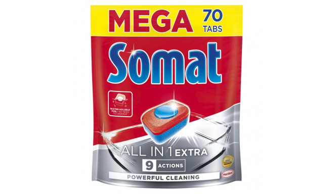 Dishwasher tablets SOMAT All-in-One Extra 76 pcs
