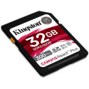 "CARD 32GB Kingston Canvas React Plus SDXC 300MB/s"