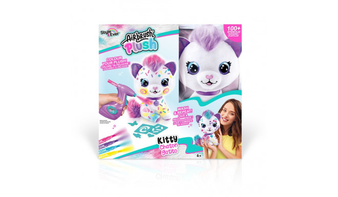 AIRBRUSH PLUSH with airbrush Kitty, 25 cm