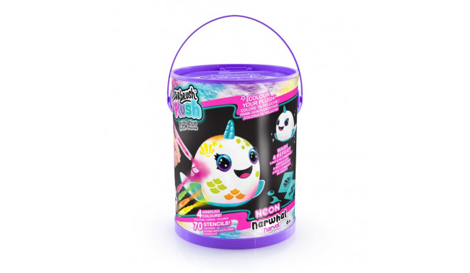 AIRBRUSH Plush - Neon Squish Pals Paint Can