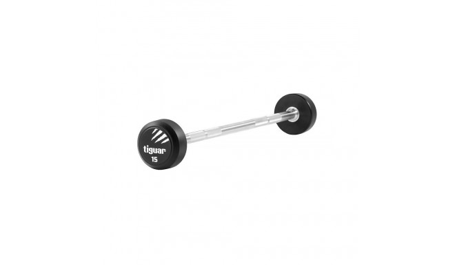 Barbell straight tiguar PU 15 kg TI-WPBPU015