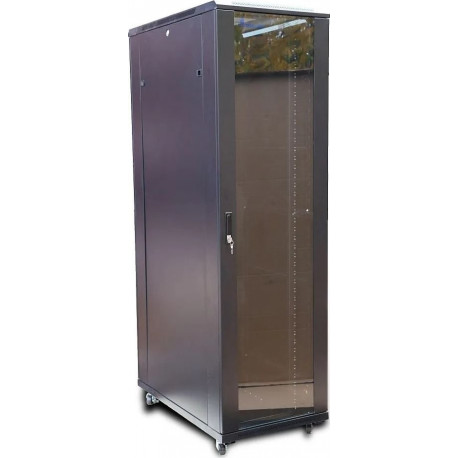 Extralink 42U 600x800 Black Rackmount cabinet standing