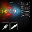 Neon PLEXI LED ROCKET multicolor NNE18 Neolia