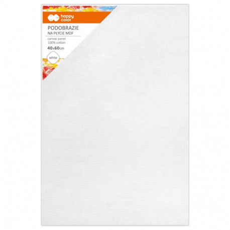 Lõuend puuvill 4mm MDF-plaat 40x60cm VALGE