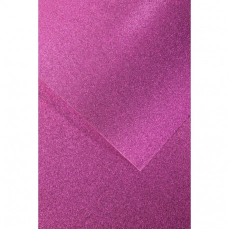 Glitterkartong A4, 210g/5lk lilla
