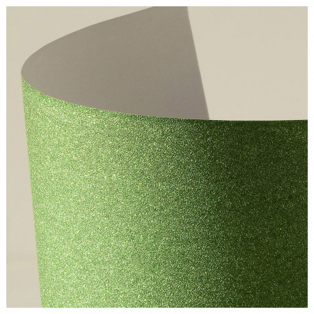 Iseliimuv glitterpaber A4, 150g/10lk roheline