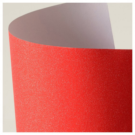 Iseliimuv glitterpaber A4, 150g/10lk punane