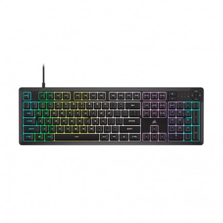 Mehaaniline klaviatuur K55 Core RGB, must