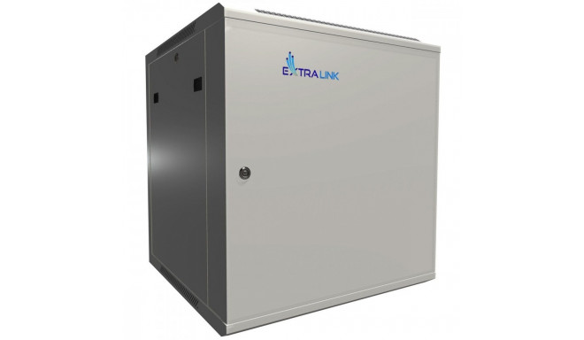 Wall cabinet rack 12U 600x600 gray metal door