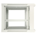 Wall cabinet rack 12U 600x600 gray metal door